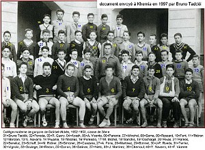 COLLEGE MODERNE LECLERC SIDI BEL ABBES 1952 3 EME
